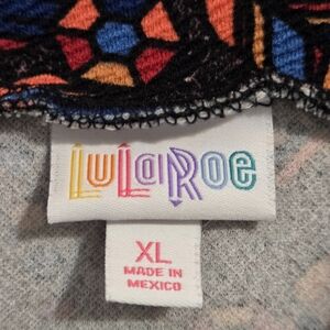 LuLaRoe Colorful Patterned Cassie Skirt Size XL